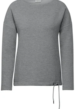 Glitzerndes Ottoman Shirt platinum grey mel.