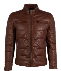 GMAplin RF Lederjacke chestnut