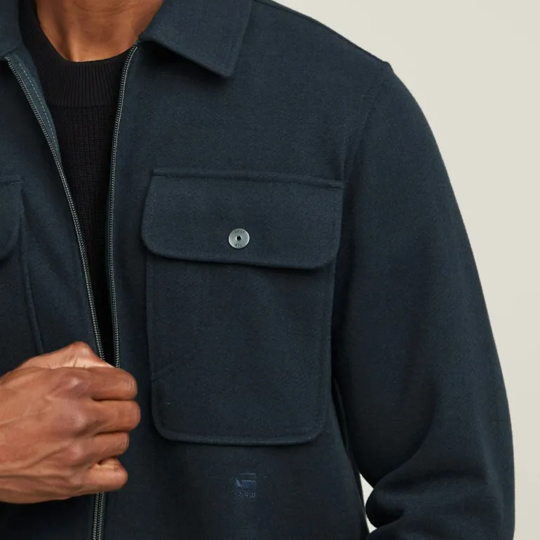 GPO Zip Overshirt legion blue