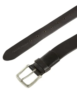 Gürtel aus echtem Leder black