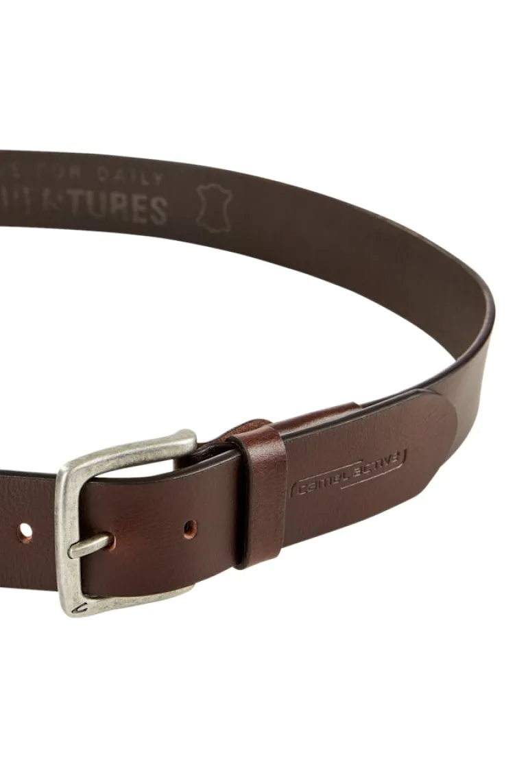 Gürtel aus echtem Leder dark brown