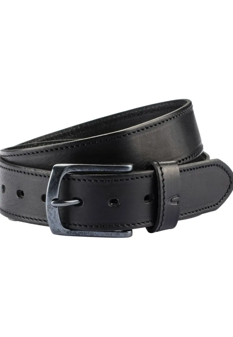 Gürtel aus hochwertigem Leder black