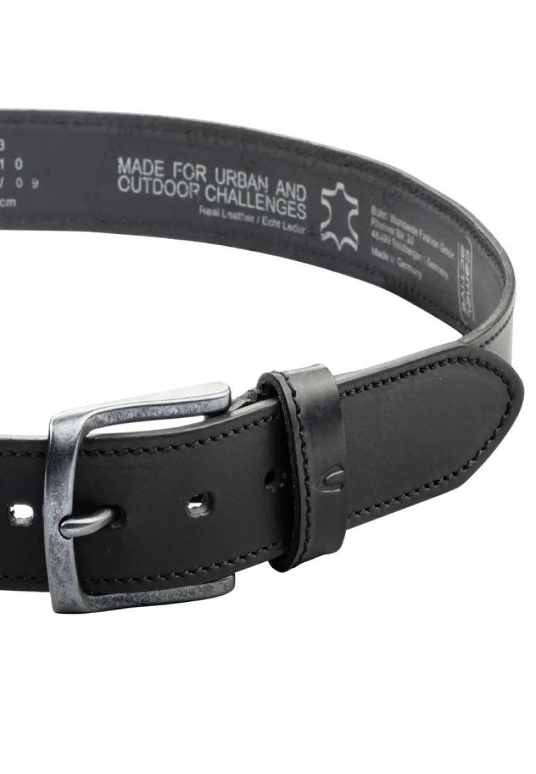 Gürtel aus hochwertigem Leder black