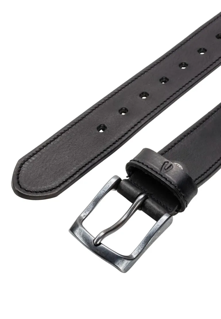 Gürtel aus hochwertigem Leder black
