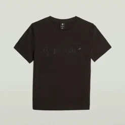 G-script shiny r t wmn dk black