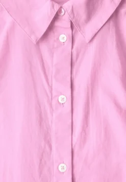 Hemdbluse in Unifarbe cherry blossom pink