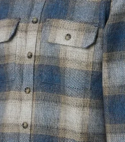 Hemdjacke blau