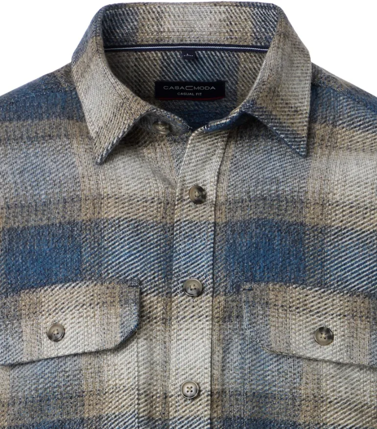 Hemdjacke blau