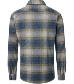 Hemdjacke blau