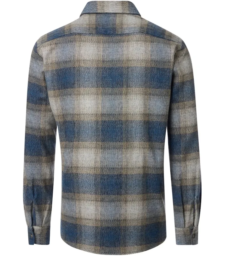 Hemdjacke blau
