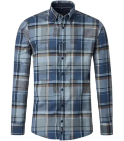 Hemdjacke blau