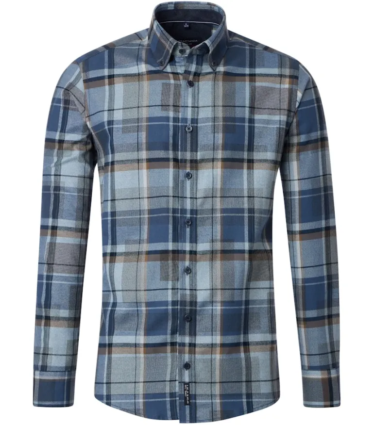 Hemdjacke blau
