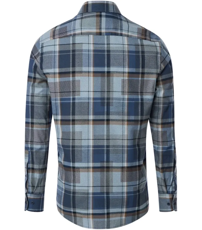 Hemdjacke blau