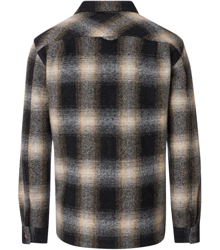 Hemdjacke braun