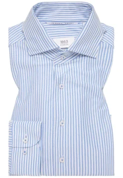 Hemd Jersey Langarm blau