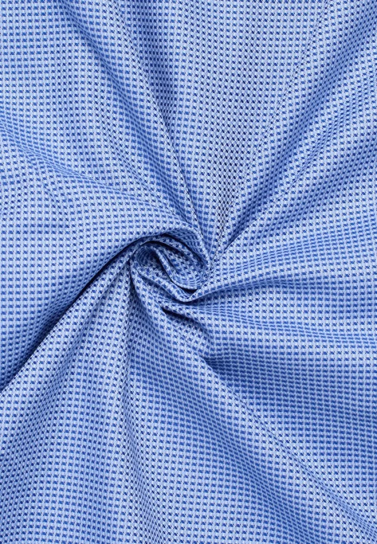 Hemd Langarm blau