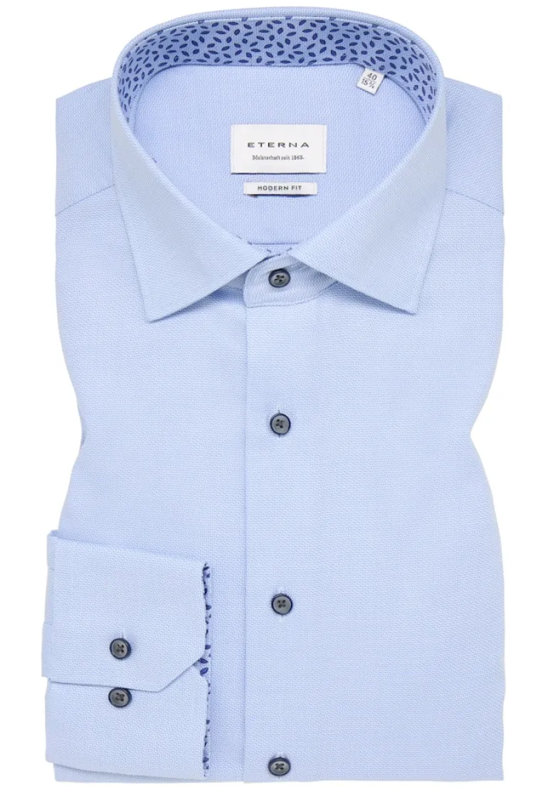 Hemd Langarm hellblau