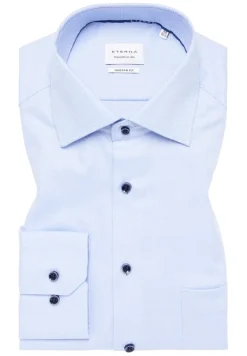 Hemd Langarm hellblau