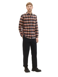 Hemd mit Karomuster navy colorful check