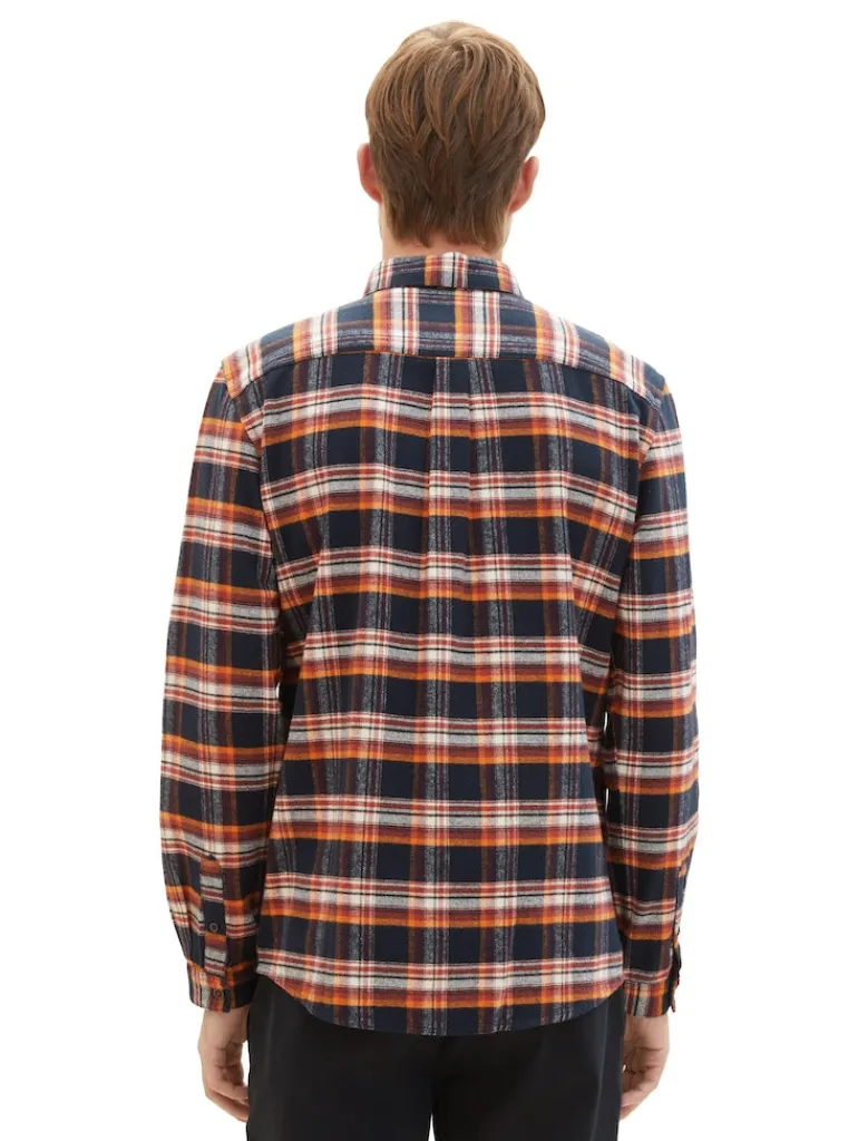 Hemd mit Karomuster navy colorful check