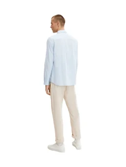 Hemd mit Struktur light blue white structure