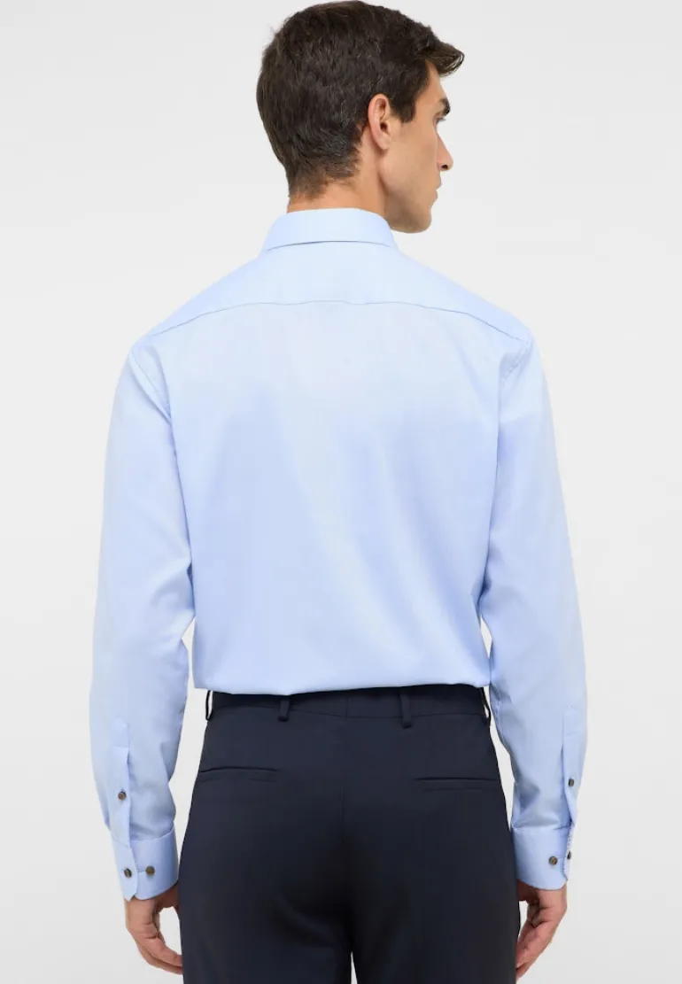 Hemd Natté verkürzter Arm (59 cm) hellblau