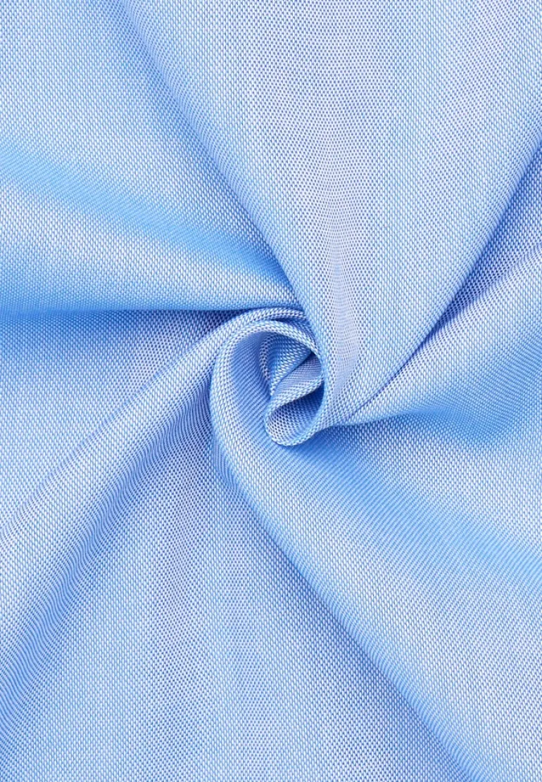 Hemd Oxford Langarm blau