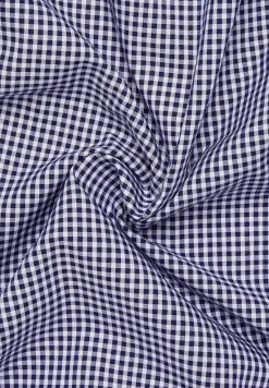 Hemd Popeline Langarm navy