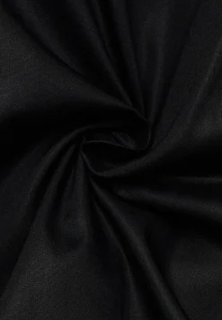 Hemd Popeline Langarm schwarz