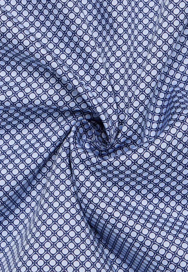 Hemd Twill Kurzarm blau