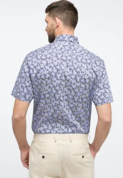 Hemd Twill Kurzarm blau