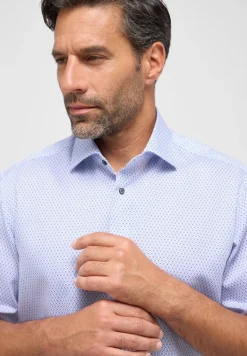 Hemd Twill Kurzarm hellblau