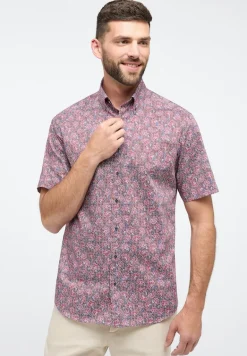 Hemd Twill Kurzarm rot