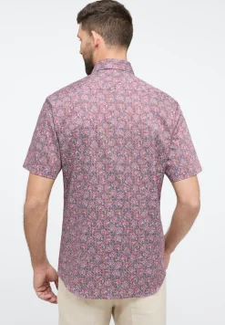 Hemd Twill Kurzarm rot