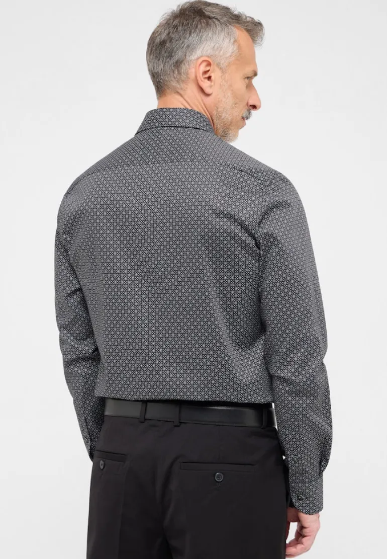 Hemd Twill Langarm anthrazit