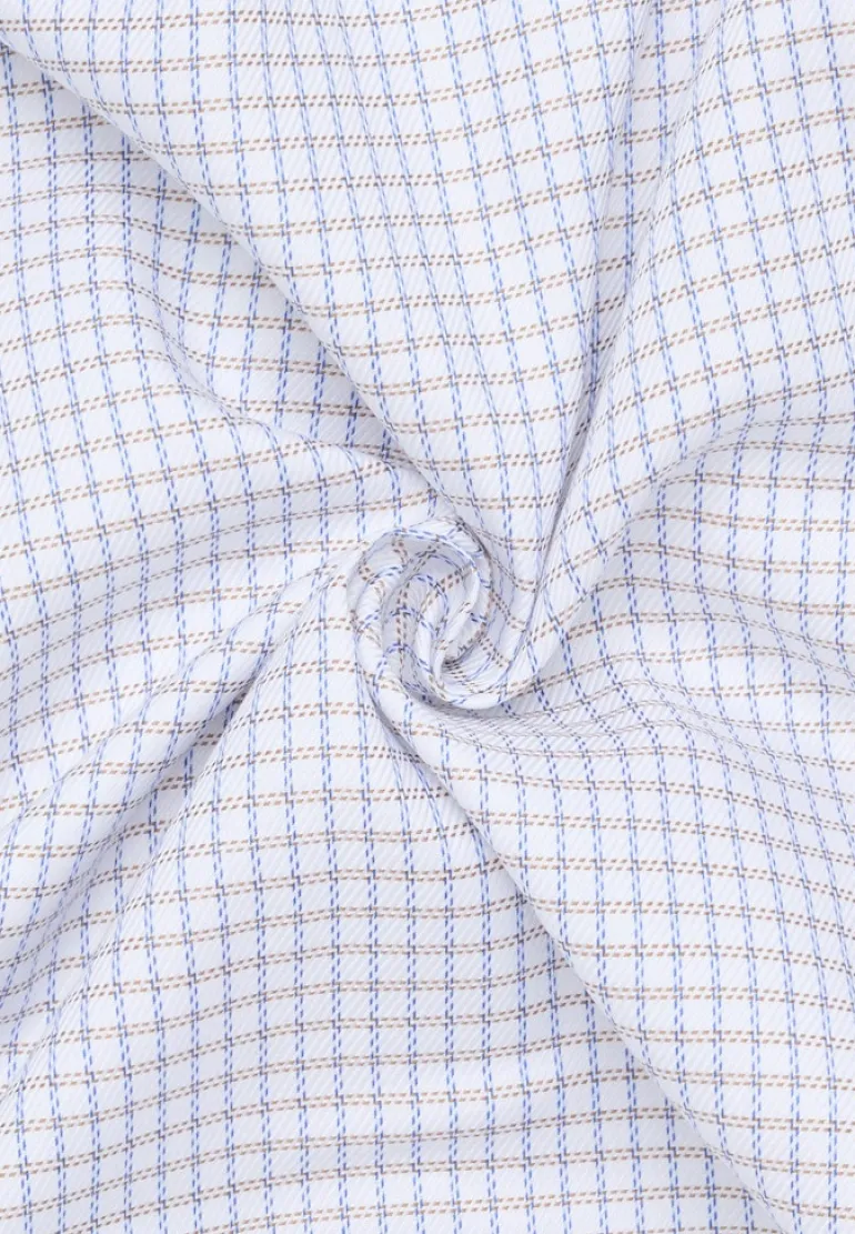 Hemd Twill Langarm blau