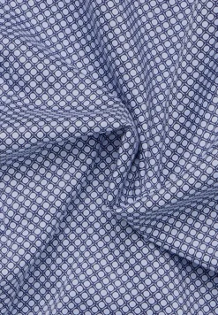 Hemd Twill Langarm blau