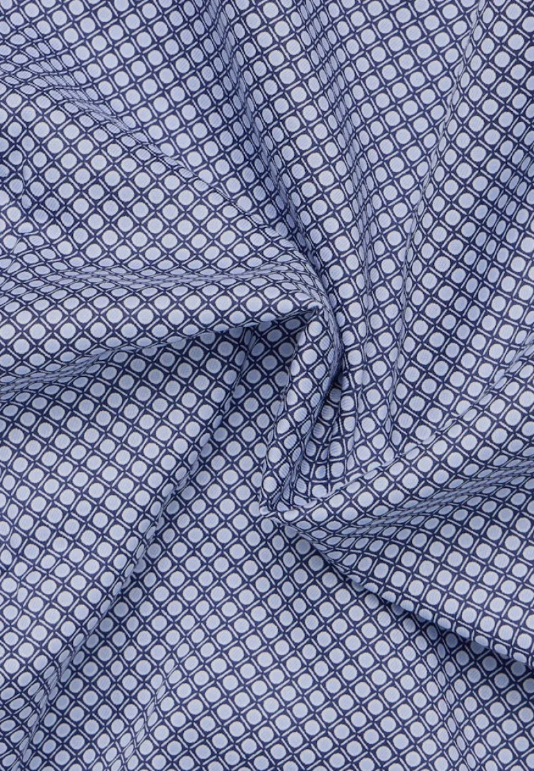Hemd Twill Langarm blau