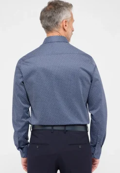 Hemd Twill Langarm dunkelblau