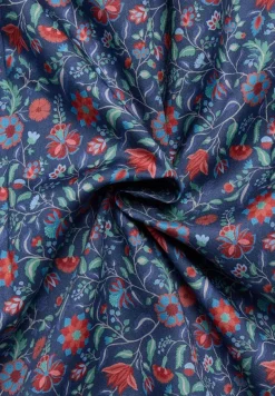 Hemd Twill Langarm dunkelblau