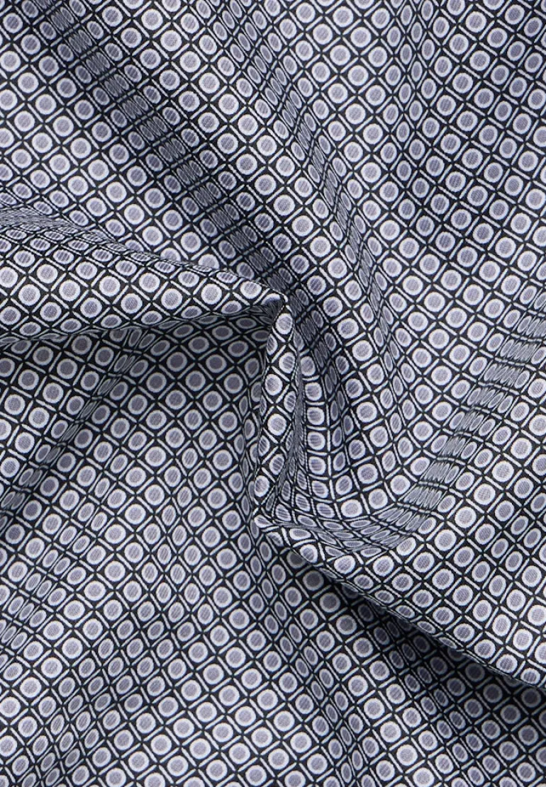 Hemd Twill Langarm grau