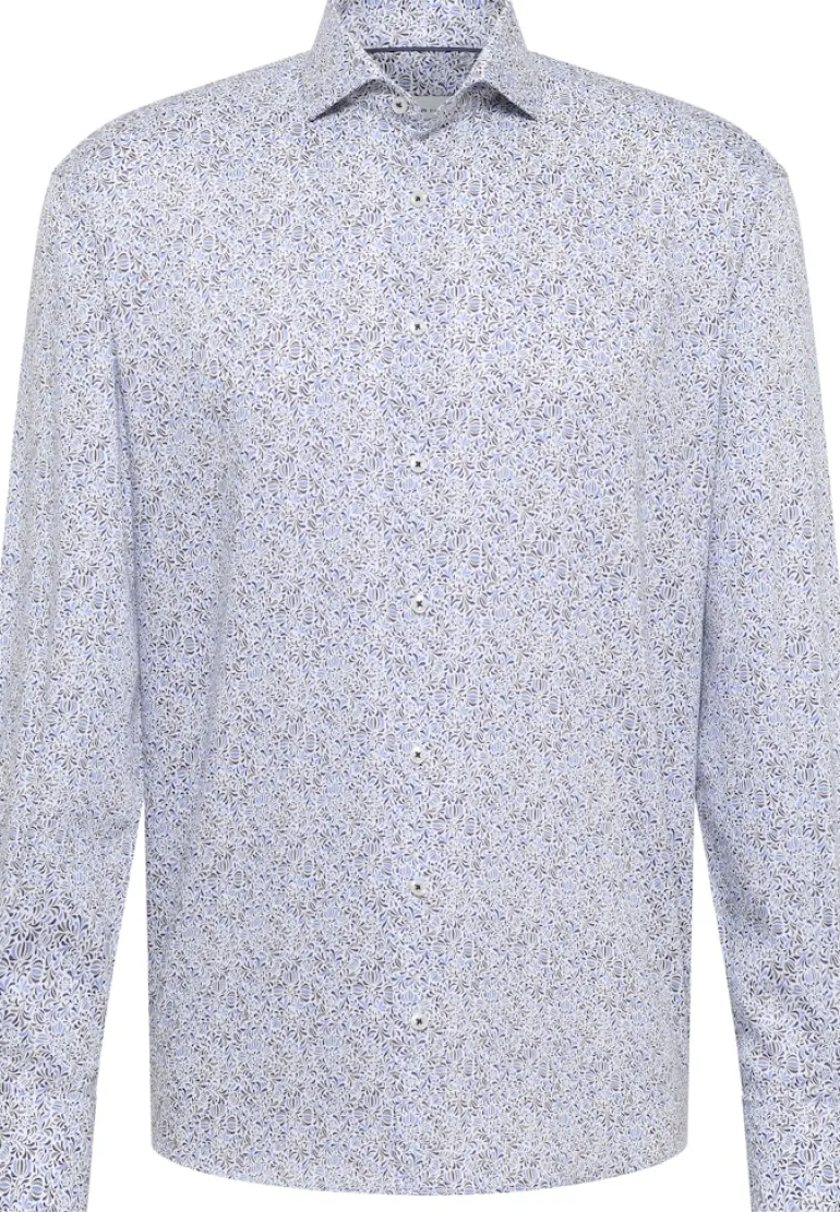 Hemd Twill Langarm hellblau