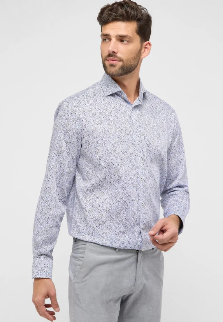 Hemd Twill Langarm hellblau