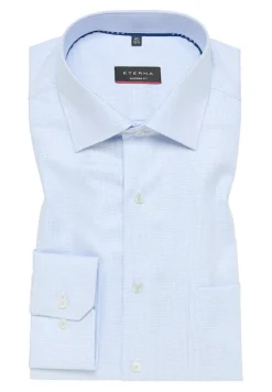 Hemd Twill Langarm hellblau