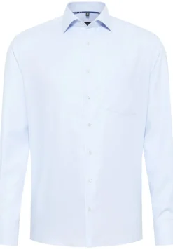 Hemd Twill Langarm hellblau