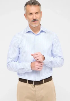 Hemd Twill Langarm hellblau