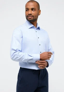 Hemd Twill Langarm hellblau