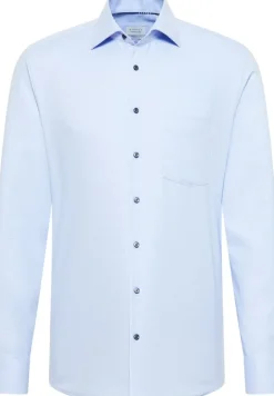 Hemd Twill Langarm hellblau