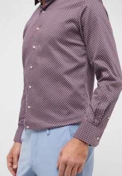 Hemd Twill Langarm rot