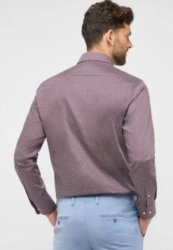 Hemd Twill Langarm rot
